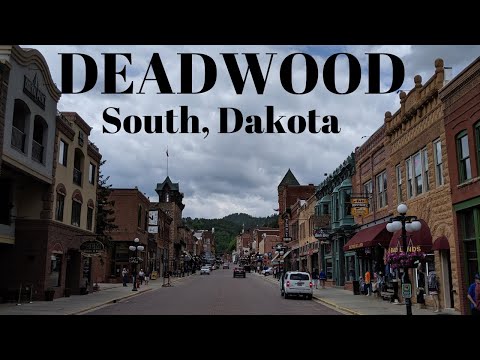 TOUR OF DEADWOOD SOUTH DAKOTA AND SALOON #10 DAILY VLOG:SD008