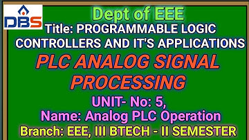 Programmable Logic Controllers and it