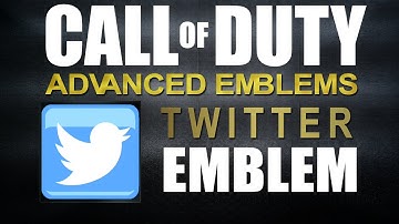 Call of Duty Advanced Warfare Emblem - Twitter Logo CoD: AW Emblem Tutorial