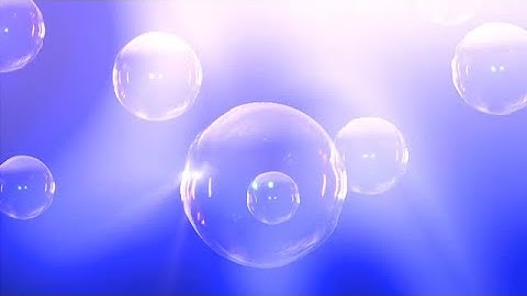 Rising, Popping Soap Bubbles Stock Motion Graphics