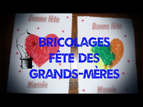 Activite Enfant Idees Bricolage Fete Des Grand Meres Youtube