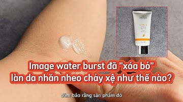 Image water burst đã "xóa bỏ" làn da nhăn nheo chảy xệ như thế nào? | Bác sĩ Tân