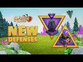 Monolith &amp; Spell Towers: New Town Hall 15 Defenses! Clash of Clans