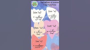 The derivatives of inverse trigonometric functions using the Chain rule