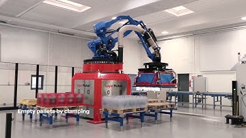 Layer Picker Automated solution for de-palletizing & pallet-to-pallet handling / Korber Supply Chain