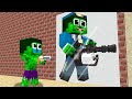 Monster School : Hulk Hardworking Study Become Good Police - Sad Story - Minecraft Animation