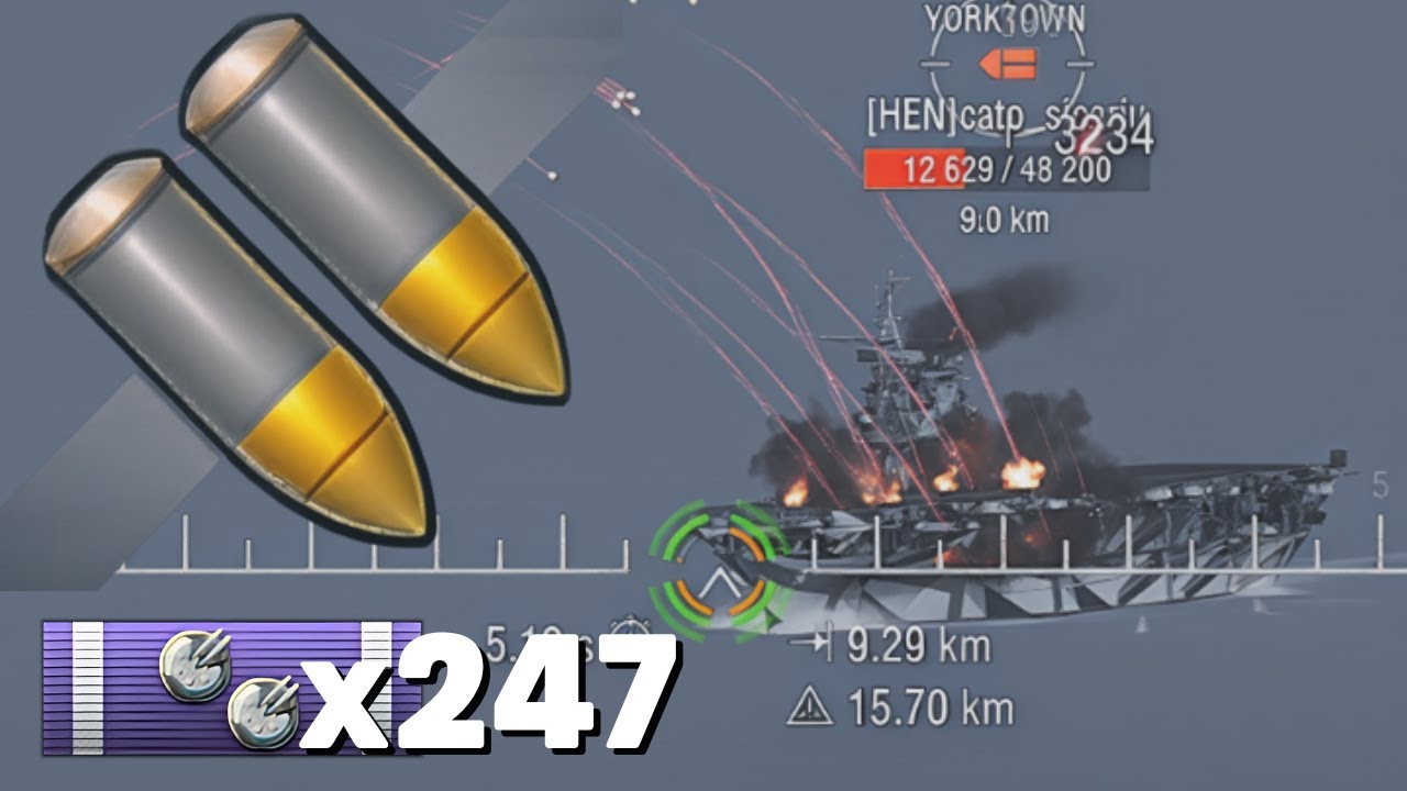 Graf Zeppelin разрушает корабли с помощью ручных второстепенных орудий