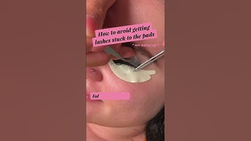 Lash Tutorial : Stop Getting Lashes Stuck To The Pads