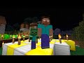 Five types of Little Zombie and Herobrine in Minecraft