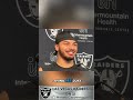 Las Vegas Raiders S Treydan Stukes Old School Prep