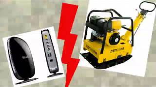 Crushing crunchy & soft things - vibratory plate VS wireless router. Crush it!! screenshot 5