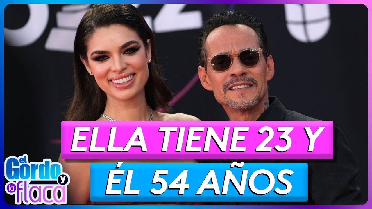 Reacciones a la edad de Marc Anthony y su esposa | El Gordo y La Flaca