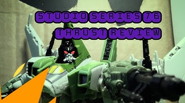 Transformers Studio Series 76 Thrust Review || Stop-Motion Animation Video