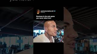 Business is the only game you never retire from. Profile