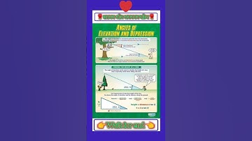 angels of elevation and depression #youtube #gk #math #short video #english #math tricks#formula 🙏🌷