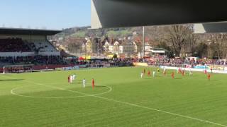 FC Winterthur vs Neuchâtel Xamax 0-1 - Goal Nuzzolo - 12/3/17
