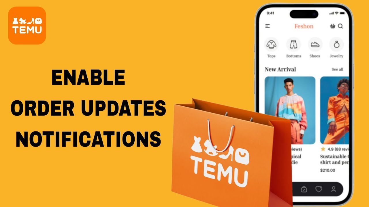 How To Enable Order Updates Notifications On Temu App | Step By Step ...
