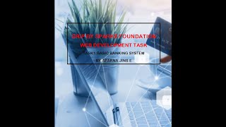 Basic Banking System|#GRIPJAN21|SPARKS FOUNDATION