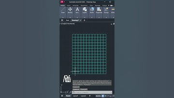making fast Grid #autocadbasics  #cadsoftware #design #architecture #tutorial #autocadtipsandtricks