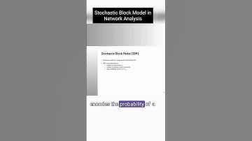 Stochastic Block Model