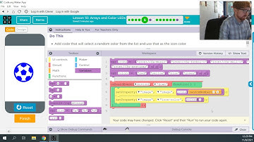 CSD Unit 6: Lesson 10 - Arrays and Color LED