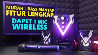 REVIEW DAN CARA PAKAI SPEAKER KARAOKE ADVANCE M12BT