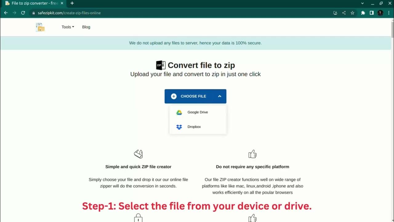 Convert file to zip youtube