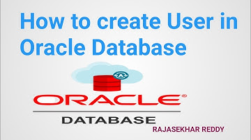 Creating Users in Oracle 11g |Oracle 12c | Oracle 10g  | How to create user in oracle database