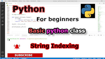 Python Indexing guide | Basic Tutorial (beginners)