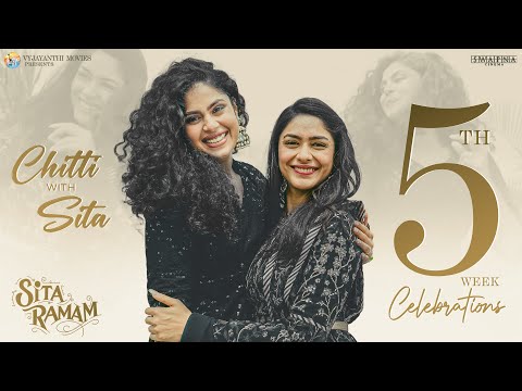 Chitti With Sita - 5th Week Celebrations | Sita Ramam | Mrunal Thakur | Faria Abdullah
