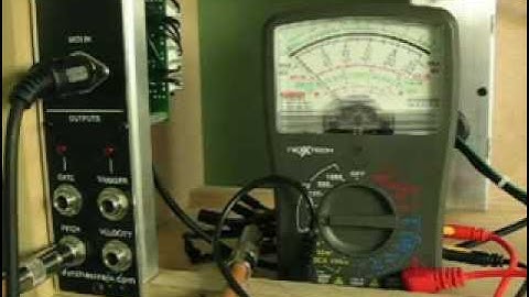 Synthesizers.com Q104 MIDI Interface Demonstration