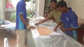 The Indian Famous Cricketer Rahul Dravid's House Shifting in Bangalore