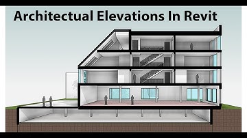 How to create Sections And Elevations in REVIT