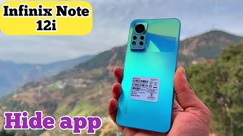 Apps Hide In Infinix Note 12i, How To Hide App In Infinix Note 12i,Infinix Note 12i Mein Apps Hide