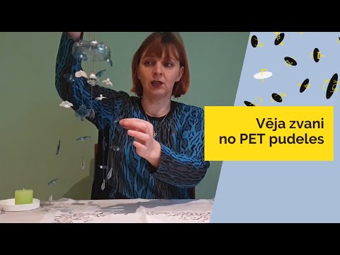 Vēja zvani no PET pudeles