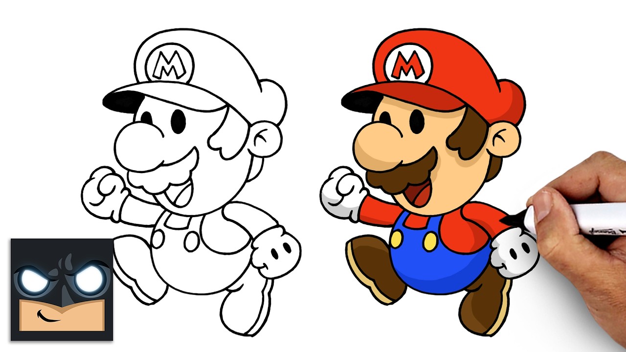 How to Draw Super Paper Mario