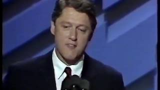 Gov. Clinton at 1988 Democratic National Convention