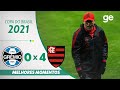 GRÊMIO 0 X 4 FLAMENGO | MELHORES MOMENTOS | QUARTAS DE FINAL COPA DO BRASIL 2021 | ge.globo