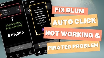 How to Fix Auto Clicker Not Working in Blum Drop Game (Pirated Version Solution)