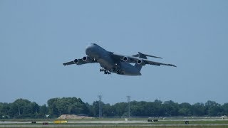 C-5M Super Galaxy taking off from Dover AFB