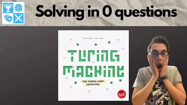 Beating Turing Machine in 0 questions. Play along at home!  [Solo Playthrough]