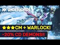 Ultimate DEMON Build! ★★★ Crystal Maiden & ★★★ Warlock! | Dota Underlords