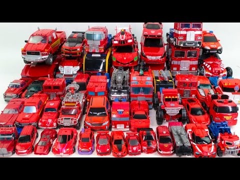 Red Color Transformers Hello Carbot Tobot 50 Vehicle Transformation Robot Car Toys