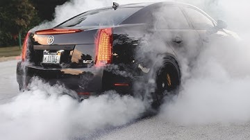 Cinematic Cadillac CTS-V video shot on Sony A7III