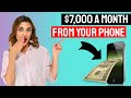 Make $7,000 a Month From Your Cellphone - Just Answering Questions!