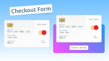 How To Create a Checkout Form for Website using Html & CSS   Credit Card Payment Form