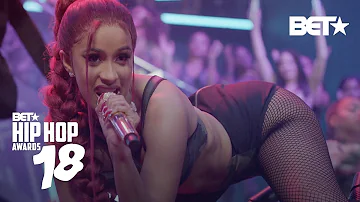Cardi B Performs 'Get Up 10' And 'Backin' It Up' With Pardison Fontaine | Hip Hop Awards 2018