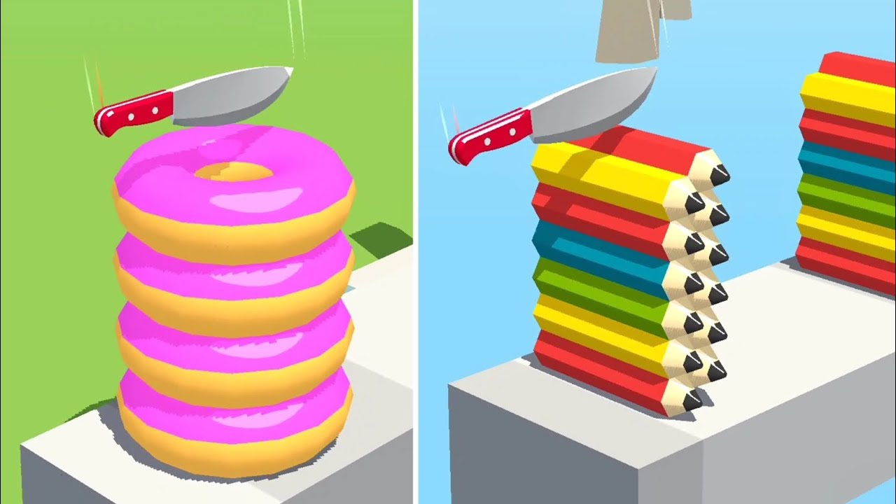 Slice It All! Very Satisfying and Relaxing ASMR Slicing Gameplay Video ...