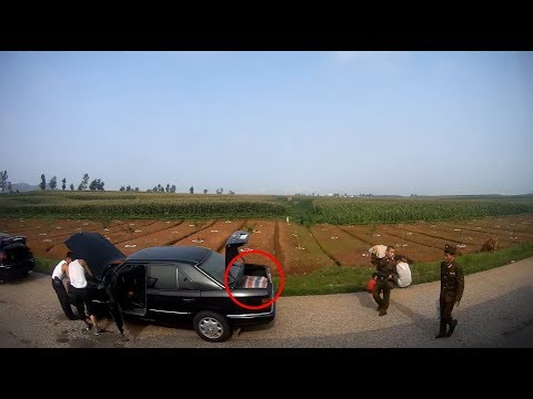 North Korean Countryside Drive w/Hidden Cam