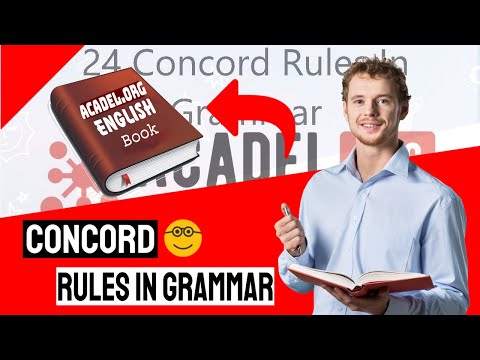 24 Concord Rules In Grammar | Everything You Need To Know With Examples #EnglishLessons #concord